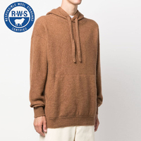 Pull en tricot pour hommes pull-over surdimensionné à capuche en laine et cachemire vente en gros pull-over en tricot personnalisé à capuche Kazak Maglione