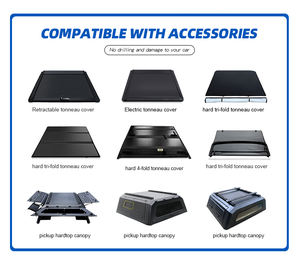 Cubierta Rígida Impermeable de Aleación de Aluminio y Acero para Camioneta con Portaequipajes para BYD Shark 6, <span class=keywords><strong>Ranger</strong></span>, F150, Tacoma - Product Image 5