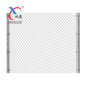 Good Price Wholesale 6ft 8 Feet Tall Galvanized Diamond Cyclone Wire Mesh Chain Link Fence With Post