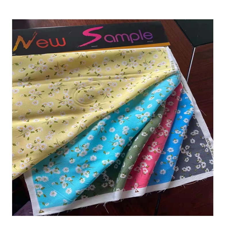 Hot sale 3068 woven viscose normal print fabric screen print rayon challis fabric for summer women dress