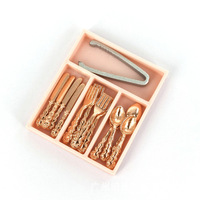 Ensemble d'ustensiles miniatures 1/12 : couteau, fourchette, cuillère, kit de couverts miniatures simulés pour maison de poupée