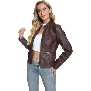 Nouveautés 2026 : Vestes d'hiver pour femmes en cuir véritable, imperméables, de haute qualité, avec du duvet, OEM - Product Image 3