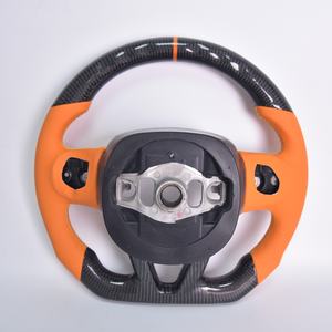 Volant sport en cuir et fibre de carbone personnalisé pour Dodge Charger <span class=keywords><strong>Challenger</strong></span> Hellcat SRT <span class=keywords><strong>RT</strong></span> Accessoires de voiture - Product Image 5