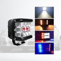 Promotion : Mini barre lumineuse LED bleue tout-terrain 4 pouces, projecteur combiné spot et flood 12V 36W pour voiture
