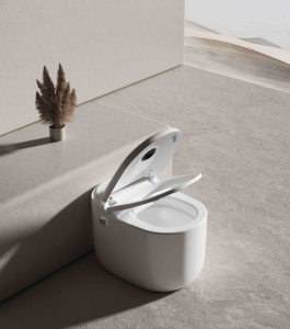 WC intelligent haut de gamme avec chasse d'eau entièrement automatique, siège chauffant, télécommande, cuvette allongée pour femmes MDG9 Voice - Product Image 4