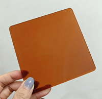 Plaque acrylique translucide bronze 3 mm semi-transparente marron PMMA – Prix fabricant pour la vente en gros