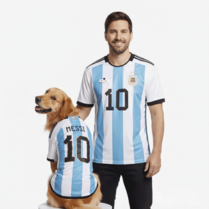Vente en gros de maillots de football de haute qualité pour les fans <span class=keywords><strong>du</strong></span> <span class=keywords><strong>monde</strong></span> entier, t-shirt pour hommes, impression personnalisée, gilet pour chien assorti au maillot de sport de l'owner, ensemble de maillots de sport - Product Image 3