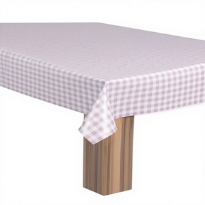 Haushead Model 1221 Modern Geometric <b>Square</b> Dining <b>Tablecloth</b> Woven Cotton Linen Jacquard Fabric 140x140cm Washable Customizable - Product Image 2