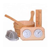 Aksesori Ruang Sauna Uap Kering, Aksesori Spa Sauna Kayu