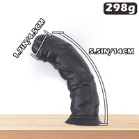 Dildo artificiel souple et compact, Plug anal transfrontalier Amazon, Jouet de masturbation portable, Produits sexuels, Plug anal noir