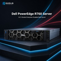 Serveur Dell PowerEdge R760 2U à configuration personnalisée, double processeur Intel Xeon CTO, serveur de stockage à mémoire flexible