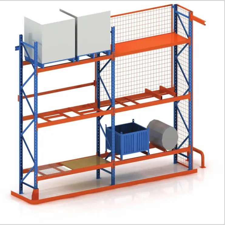 Warehouse Stacking Racks Heavy Duty Industrial Stacking Steel Pallet Shelving Storage Rack For Factory by Manufacturer