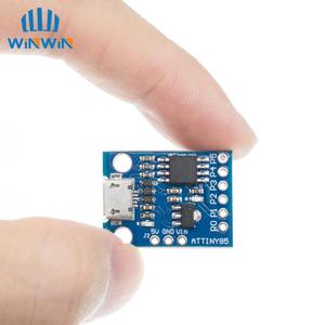 บอร์ดพัฒนาไมโครโมดูล ATTINY85สำหรับ IIC <span class=keywords><strong>I2C</strong></span> USB TINY85สีดำสีน้ำเงิน - Product Image 6