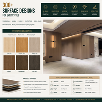 Panneau mural en cristal de carbone ignifuge B1 de 8 mm, résistant aux chocs, moderne, durable, panneau décoratif d'intérieur pour les grandes surfaces