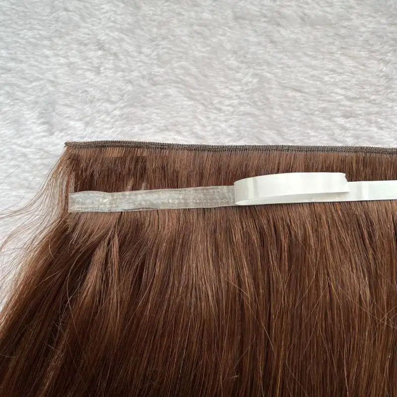 Wholesale Invisible Tape Weft Human Hair Extensions Double Drawn Cuticle Aligned Tape Weft Hair Weaving Raw Virgin Remy Hair