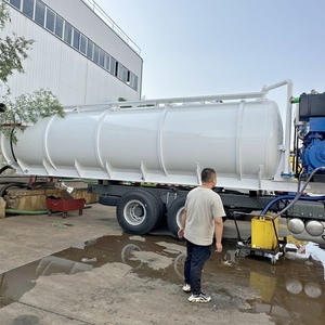 Camión Cisterna de Succión de Aguas Residuales con Bomba de Vacío, 3 Ejes, Tanque de Vacío de 30 M3, Semirremolque de Succión de Aguas Residuales - Product Image 4