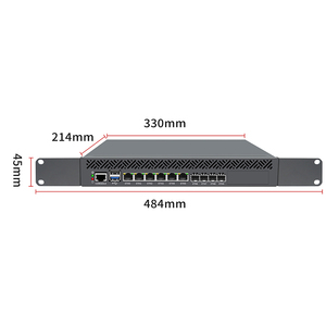 <span class=keywords><strong>1u</strong></span> стойка 6 Lan PfSense OPNsense сервер 6lan 4 10g Sfp + DDR4 сеть <span class=keywords><strong>Intel</strong></span> <span class=keywords><strong>Atom</strong></span> C3758 C3808 C3958 C3958 - Product Image 4