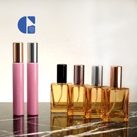 Botol Parfum Kaca Mini Isi Ulang Desain Sekrup 3ml-15ml Botol Sampel Portabel untuk Kemasan Kosmetik Warna Kustom