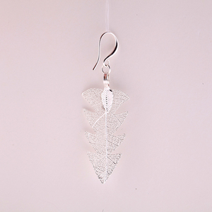 Conception parfaite réel lamina à <span class=keywords><strong>l</strong></span>'envers noë<span class=keywords><strong>l</strong></span> arbre nouvelle boucle d'oreille - Product Image 2