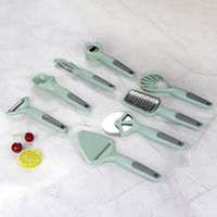 Ensemble de 8 mini-gadgets de cuisine manuels pour la maison, comprenant un éplucheur, un râpe à fromage, une trancheuse à avocat, pour fruits et légumes
