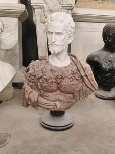 Busto de David Tallado a Mano en Mármol Natural, Escultura Clásica Griega Romana de Cabeza Masculina, Decoración para el Hogar, Superventas - Product Image 3
