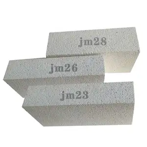 Factory Refractory Jm 23 Bricks Price Jm26 Jm28 Fire Light Weight Mullite Insulating Brick For Furnace