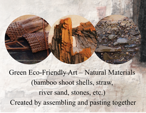 Pintura de Arenisca Hecha a Mano con <span class=keywords><strong>Paisaje</strong></span> de Zhangjiajie, Arte de Pared de Montañas para Decoración del Hogar y Adorno, Obra de Arte Grande - Product Image 2