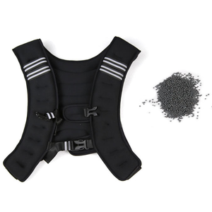 Accessorio da <span class=keywords><strong>palestra</strong></span> da uomo da <span class=keywords><strong>donna</strong></span> gilet imbottito di sabbia da 3kg-15kg per allenamento di forza in tessuto in Nylon per correre Fitness - Product Image 6