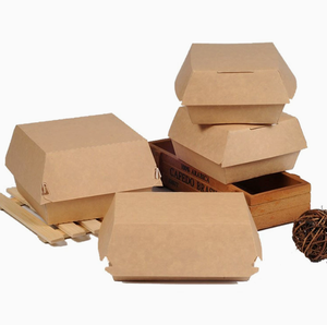Caixas de Papel para Hot Dog e Hambúrguer de Alta Qualidade, Embalagens de Alimentos Dobráveis, Fornecimento Direto do Fabricante - Product Image 1