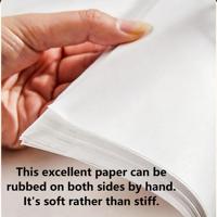 Papier Xuan Chinois Brut et Semi-Brut Shu Xuan A4 A3 8K 4K Épais pour Calligraphie et Peinture à l'Encre, Papier Non Imprimé pour la Pratique, 100 Feuilles