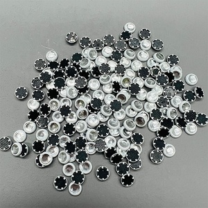 Tuton Atas Berkualitas Kristal Bulat Kuku resina Flatback Dekoratif strass Untuk Kerajinan DIY - Product Image 4