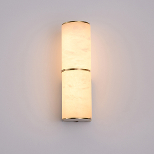 Lampes murales à LED de style moderne de type cylindrique en marbre pour la <span class=keywords><strong>d</strong></span>écoration intérieure Éclairage à LED <span class=keywords><strong>Chambre</strong></span> à coucher Salon Éclairage mural - Product Image 4