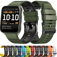 Tali Jam Tangan Pintar Pengganti Silikon 24mm yang Dapat Disesuaikan, Mewah dan Modis untuk Suunto 9 Baro9/7/D5