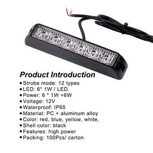 CE ROHS <span class=keywords><strong>12V</strong></span> CIGO LED-06D lumière stroboscopique remplacement clignotant gril côté marqueur nouveau convient <span class=keywords><strong>pompier</strong></span> véhicules SUVs VTT camions - Product Image 5