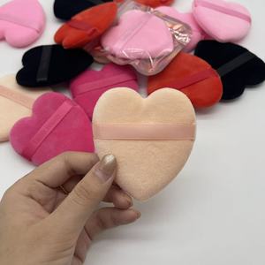 Esponja de Maquillaje Triangular de Algodón Lavable y Ecológica, Herramienta de Belleza para Fijar el Maquillaje con Polvo Suelto - Product Image 4