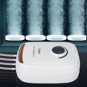 2022 SOBO חדש משודרג גרסה השקט אקווריום דגי טנק מתכוונן חמצן משאבת אוויר, 4 שקעי אוויר Ultra שקט כוח משאבת - Product Image 4