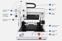 Machine de distribution entièrement automatique à quatre axes pour colle AB, silicone et adhésifs thermofusibles