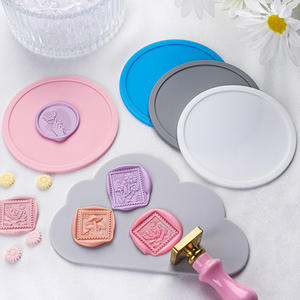 Tampon d'étanchéité en silicone en forme de nuage, ensemble de tampons à cire ronds pour la décoration - Product Image 1