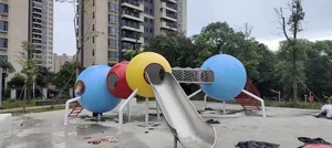 Toboggan en acier inoxydable robuste pour <span class=keywords><strong>jeux</strong></span> <span class=keywords><strong>de</strong></span> plein air éducatifs pour enfants, idéal pour l'école, le jardin et les aventures en plein air - Product Image 2