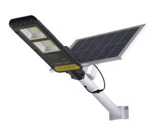 Lampe solaire LED 100W pour rue, IP67, en aluminium moulé sous pression, cellule solaire mono-Si, durée de vie 20000H, montage mural extérieur, certifiée CE, RoHS - Product Image 5