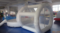 Château gonflable avec toboggan et trampoline pour usage intérieur et extérieur - Vente flash