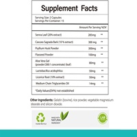 Nettoyant pour le côlon OEM/ODM, détoxifiant à action rapide, nettoyage extra-fort avec probiotiques et laxatifs naturels, améliore la digestion
