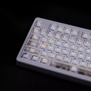 Aifei Keycaps rétro SFC 122 touches Profil Cherry Blanc Transparent Keycaps en PC pour <span class=keywords><strong>clavier</strong></span> mécanique DIY <span class=keywords><strong>ISO</strong></span> touches - Product Image 4