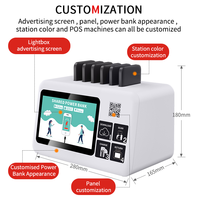 Machine de banque de puissance de charge rapide Portable 5000MAH Station de Powerbank de location de chargeur de puissance Mobile partagée