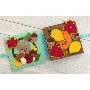 หนังสือเงียบแบบมอนเตสซอรี่สำหรับเด็กปี 2024 หนังสือเงียบเพื่อการศึกษา DIY ของเล่นตัวต่อเกมส์สีสันสดใสทำจากผ้าสักหลาด สำหรับเด็กอายุ <span class=keywords><strong>1</strong></span>-<span class=keywords><strong>6</strong></span> ปี - Product Image 4