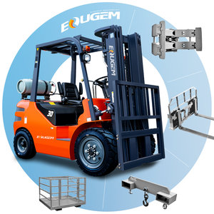 Carretilla elevadora LPG de doble combustible 2 toneladas 2,5 toneladas 3 toneladas fábrica LPG hidráulico 4 cilindros gasolina motor japonés carretilla elevadora con mástil triplex