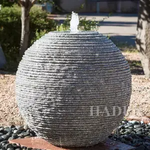 Factory Supplied Wholesale Popular Granite Natural Stone Ball Stone Fountain Sphere For Garden