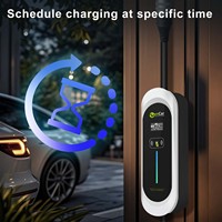 Chargeur de voiture électrique portable Zencar modèle E Gbt, pour la maison et les voyages, niveau 2, 6a 16a réglable, 220v type B RCD DC 6mA +AC 30mA CE TUV