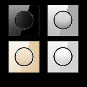 SUMMAO Custom Electrical Light Schalter aus gehärtetem Glas Panel <span class=keywords><strong>Socket</strong></span> <span class=keywords><strong>Gang</strong></span> UK US EU Standard Wand schalter buchsen - Product Image 4