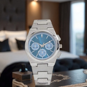 Proveedor de Relojes con Logotipo Personalizado OEM, Reloj de Cuarzo Luminoso a Prueba de Agua 5ATM con Hebilla de Mariposa de Doble Botón de Acero Inoxidable para <span class=keywords><strong>Hombre</strong></span> - Product Image 1
